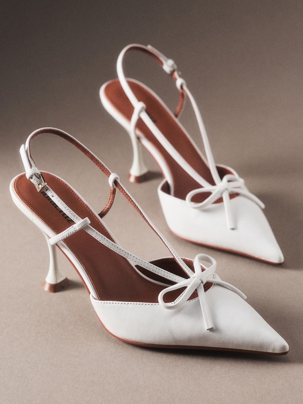 Lola Cruz bridal heels NIB